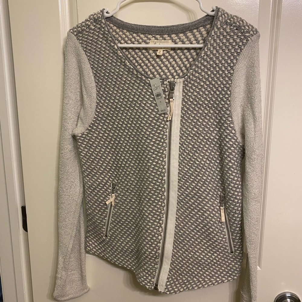 Lou & Grey zip sweater